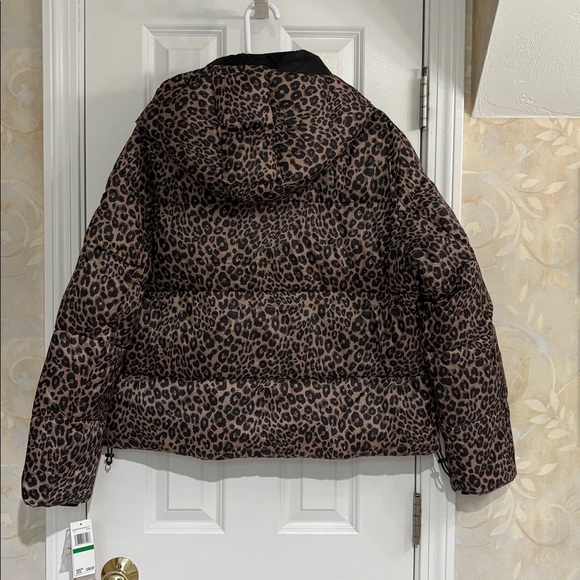 Sanctuary French Kitty Animal Print “Puffer-Up Jacket”’ with Hood - Picture 11 of 14